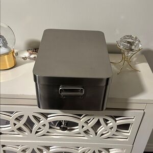 Zara Home Sleek Silver Storage Box